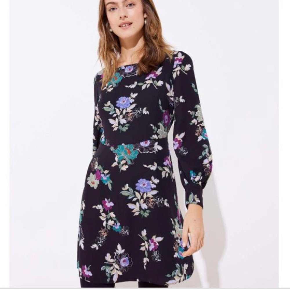 NWT Loft Long Sleeve Dress